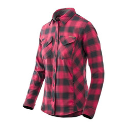 Helikon - Рубашка женская Marigold - Coral Crimson Checkered - KO-MWS-NS-PH