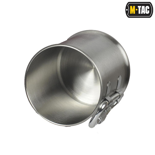 Кемпинг - M-Tac - Дорожная кружка с карабином - 250 мл - Сталь - 60010012 - Туристическая посуда