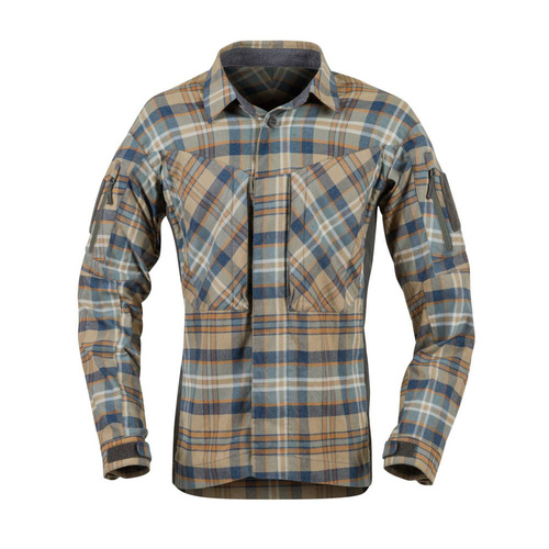 Одяг - Helikon - Сорочка MBDU Flannel Shirt® - Slate Blue Checkered - KO-MBD-PO-C0 - Тактичні сорочки