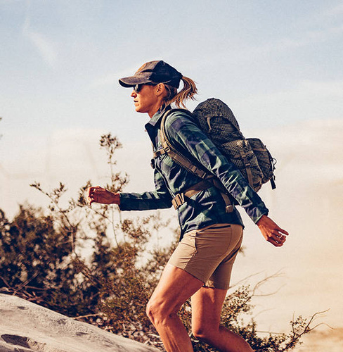 Одяг - Helikon - Шорти польові тактичні OTS® 8.5" - Чорний / Crimson Sky - SW-OTS-VL-8301A - Шорти