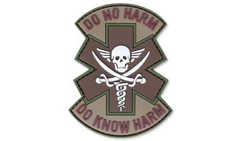 101 Inc. - 3D пластырь - Do No Harm - коричневый - Нашивки