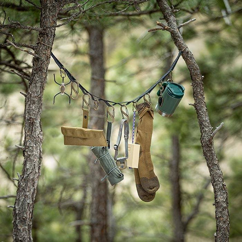 Nite Ize - Набор органайзеров GearLine Organization System - 10 карабинов S-Biner - 122 см - GLN4-M1-R8 - Карабины - Кемпинг