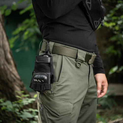 Тактичні рукавиці - M-Tac - Рукавички штурмові тактичні без пальців Mk.4 - чорні - 90214002.