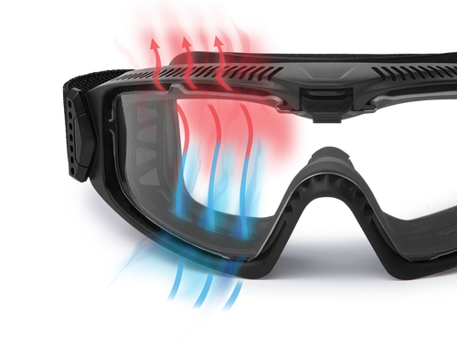 Баллистические очки - ESS - Influx AVS Tactical Goggle - Black - EE7018-09