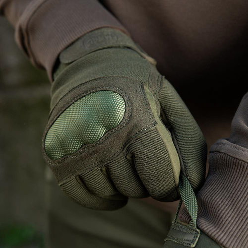 M-Tac - Тактические перчатки Assault Tactical Mk.3 Gloves - Оливковый - 90203001 - Тактические перчатки - Снаряжение