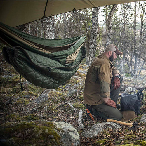 Туризм - Helikon - Пончо Swagman Roll Basic - Olive Green - PO-SRB-PO-02 - Спальні мішки