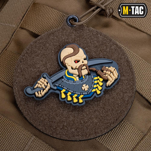 M-Tac - 3D Нашивка - Більше часу, щоб не померти - Жовтий/Синій - 51160000 - Нашивки
