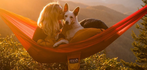 ENO - Одномісний гамак SingleNest® - Хакі / Бордовий - SH025 - Гамаки - Туризм