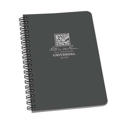 Rite in the Rain -  Водонепроникний блокнот - 4 5/8 x 7" - 873 - сірий - Водонепроникні блокноти