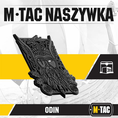 M-Tac - Odin 3D PVC Нашивка - Morale Patch - Темно-сірий - 51131012 - Компасы - Туризм
