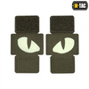 M-Tac - Флуоресцентні нашивки Tiger Eyes Laser Cut - Para - Ranger Green - 51140023