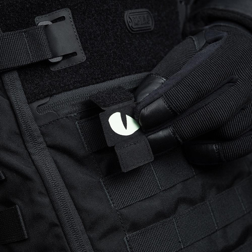 M-Tac - Світловідбиваючі нашивки Tiger Eyes Laser Cut - пара - чорний - 51140002 - Нашивки