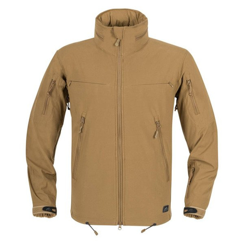 Тактические куртки - Helikon - Куртка Cougar® QSA™ + HID™ - Soft Shell Windblocker - Чёрный - KU-CGR-SM-01