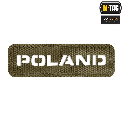 M-Tac - Нашивка Польща 25х80 - Laser Cut - Ranger Green - 51001023 - Нашивки