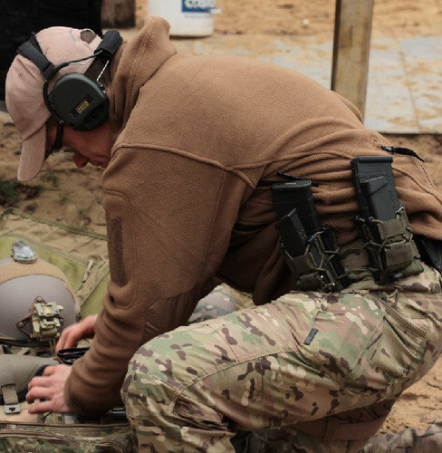 Одежда - Helikon - Толстовка флисовая Patriot Double Fleece - Olive Green - BL-PAT-HF-02 - Флисовые куртки