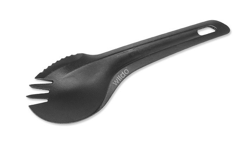 Wildo - Ложка-вилка Essential Spork - Black - Туристические столовые приборы