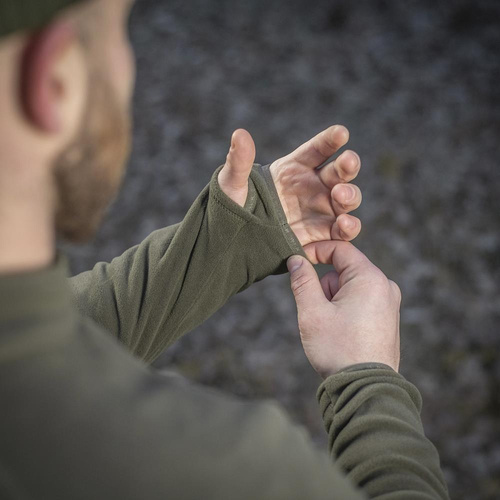 Одяг - M-Tac - Військовий флісовий кардиган Delta Polartec Raglan - Dark Olive - 70022048. - Фліси