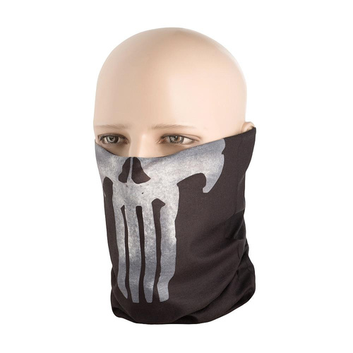 M-Tac - Легкий шарф Punisher - Чёрный - HLI-PB-BK - Бандани, арафатки, шарфи-труби