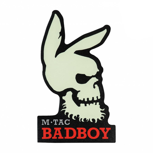 M-Tac - нашивка Bad Boy - чорний/GID - 51316299 - Нашивки
