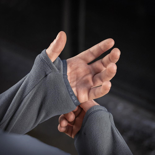 Флисовые куртки - M-Tac - Кофта флисовая Delta Polartec - Тёмно-серый - 70016012