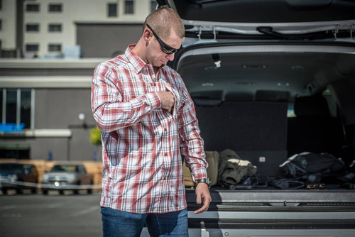 Одежда - Helikon - Рубашка TRIP Nylon Blend - Red Plaid - KO-TRI-NB-P7 - Тактические рубашки