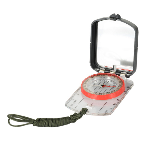 M-Tac - Картографический компас с зеркалом Small - Olive - DC45-6 - Компасы