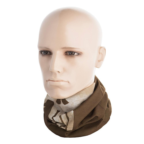 Бандани, арафатки, шарфи-труби - M-Tac - Легкий шарф чорний Punisher - Coyote - HLI-PB-CO