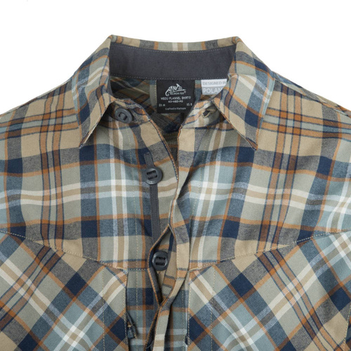 Helikon - Рубашка MBDU Flannel Shirt® - Slate Blue Checkered - KO-MBD-PO-C0 - Тактические рубашки - Одежда