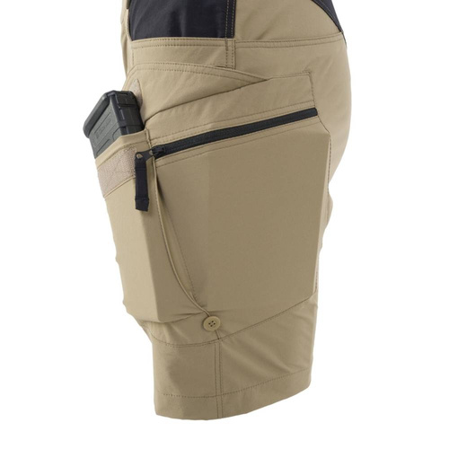 Шорты - Helikon - Шорты женские OTS® (Outdoor Tactical Shorts) 8.5" - Чёрный / Хаки - SW-OTS-VL-1301A