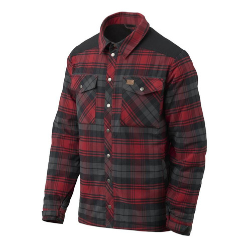 Helikon - Сорочка Winter Warden - Slate Crimson Plaid - KO-WWS-PB-PJ - Тактичні сорочки