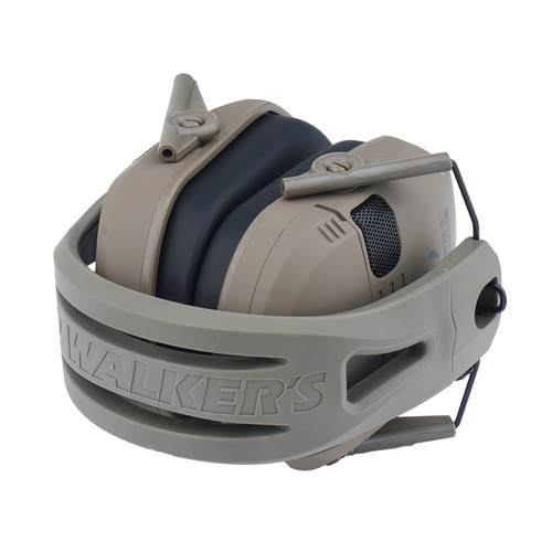 Walker's - активные ушные протекторы Razor Slim Tacti-Grip - Flat Dark Earth - GWP-RSEMRH-MFDE - Активные наушники - Средства защиты