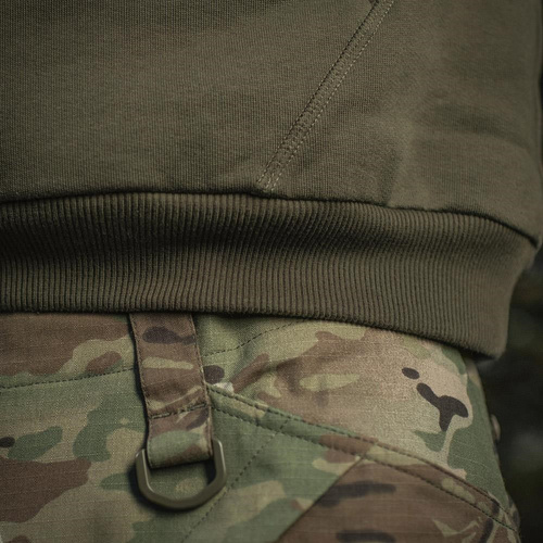 Одежда - M-Tac - Толстовка хлопковая реглан Hard Tactical Sweatshirt - Dark Olive - 51388048 - Толстовки