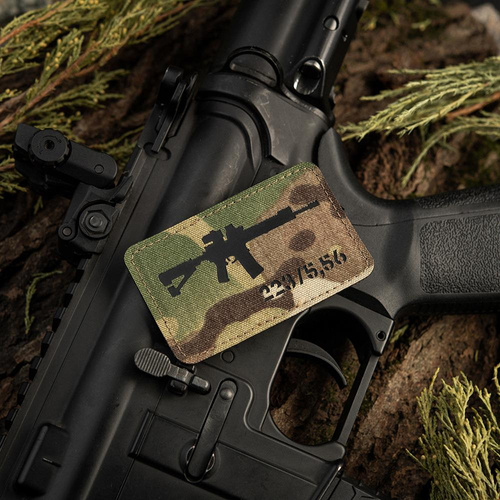 M-Tac - AR-15 223/5.56 Laser Cut patch - Multicam/Black - 51111802 - Нашивки - Одежда