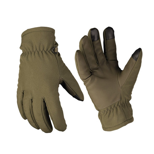 Mil-Tec - Рукавички зимові Softshell Thinsulate™ - Зелені - 12521301. - Тактичні рукавиці