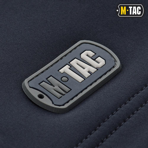 Зимові куртки - M-Tac - Куртка Softshell з флісовою підкладкою - Dark Navy Blue - MTC-SJWL-DNB