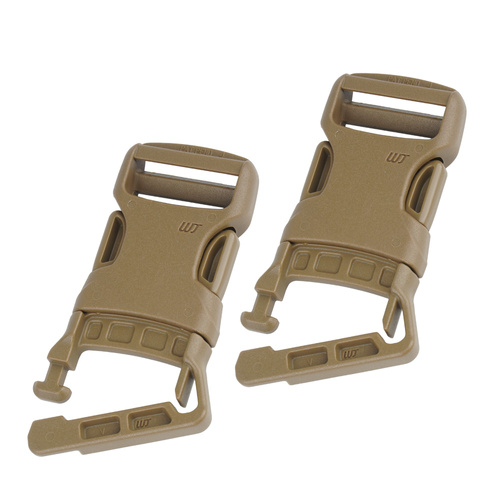 Пряжки - Tasmanian Tiger - SR 25 Safety QA buckles - 2 pcs - Coyote Brown - 7278.346