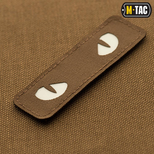 M-Tac - Нашивка Morale Patch - Cat Eyes - Laser Cut - Coyote - 51009599 - Нашивки - Одежда