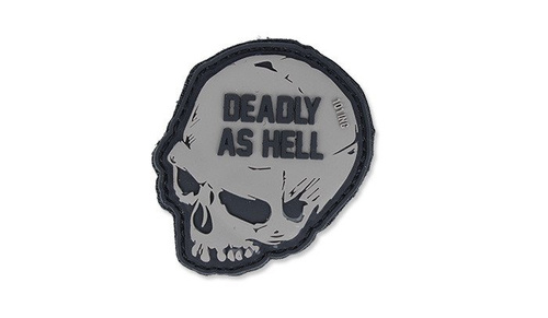 101 Inc. - 3D патч - Deadly As Hell - Grey - Нашивки