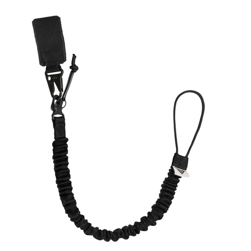 Direct Action - Одноточний шнурок Expandable Weapon Catch розширюваний фіксатор зброї - чорний - SL-EXWC-NLW-BLK - Тренчики