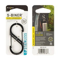 Nite Ize - S-Biner карабін №3 - чорний - SB3-03-01