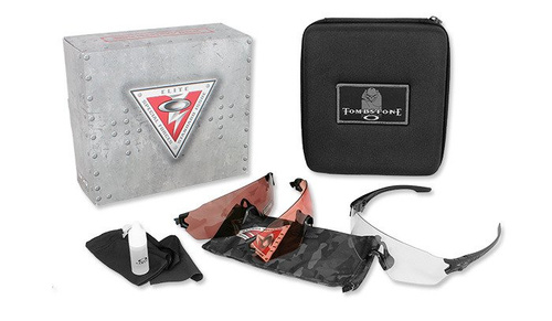 Защитные очки - Oakley - SI Tombstone Spoil Matte Black Array Shooting Glasses - Prizm 3LS - OO9328-01