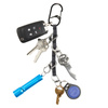 Nite Ize - GearLine Mini Key Organizer Carabiner - Steel - Black - GLMK-A1-R3