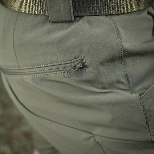 M-Tac - Тактичні шорти Rubicon Flex - 4-Way Stretch - YKK - Army Olive - 20070062 - Шорти - Одяг