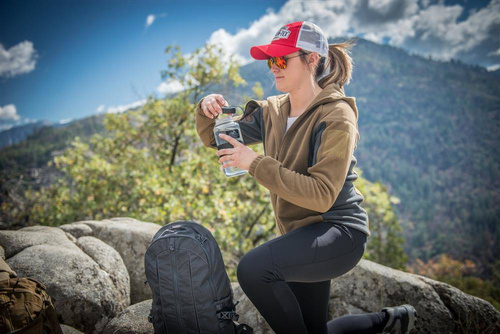 Одяг - Helikon - Жіночий флісовий світшот Cumulus® - чорний - BL-CBW-HF-01 - Худі