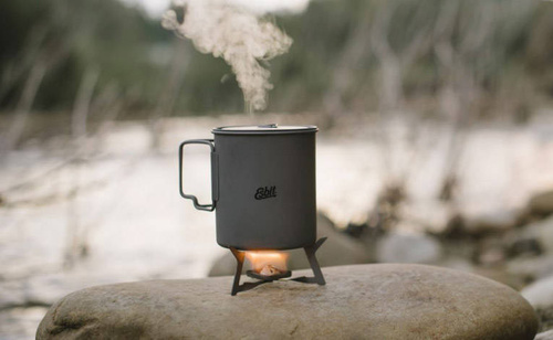 Кемпинг - Esbit - Титановая кастрюля - 750 мл - PT750-TI - Туристическая посуда