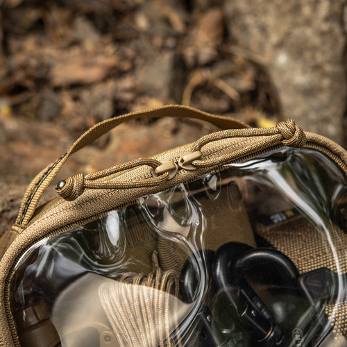 M-Tac - Органайзер Elite Large Transparent Pocket - 30 x 19 cm - Coyote - 10147005-L - Органайзеры тактические