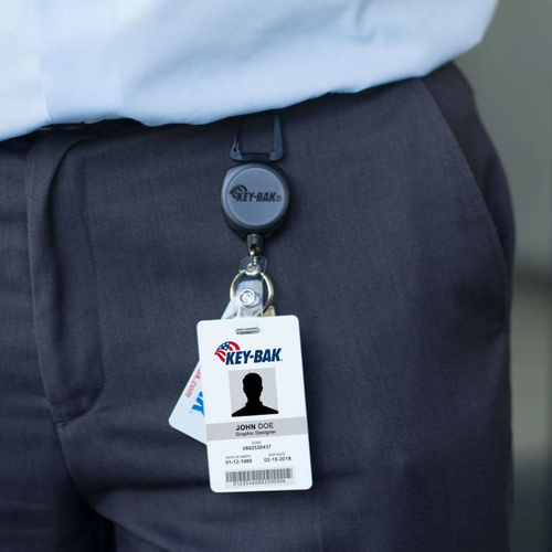 Снаряжение - KEY-BAK - катушка для бейджей и ключей с ретрактором SIDEKICK - 0KB1-0A24 - Тренчики