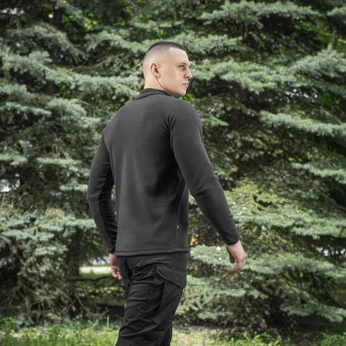 Флисовые куртки - M-Tac - Тактическая толстовка Delta Polartec Raglan - Черный - 70022002