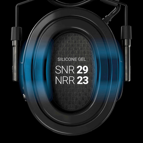 Sordin - Активні протишумні навушники Supreme X2 - Наголов'я - Гелеві вкладиші - Зелений - 301006-10G - Навушники тактичні - Засоби захисту