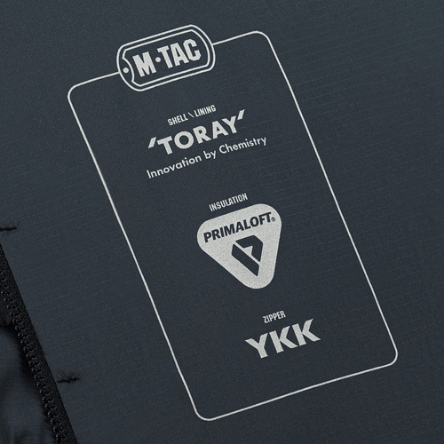 M-Tac - Куртка-пуховик Jarl - Нейлон - Primaloft - Dark Navy Blue - 20544006 - Зимові куртки - Одяг